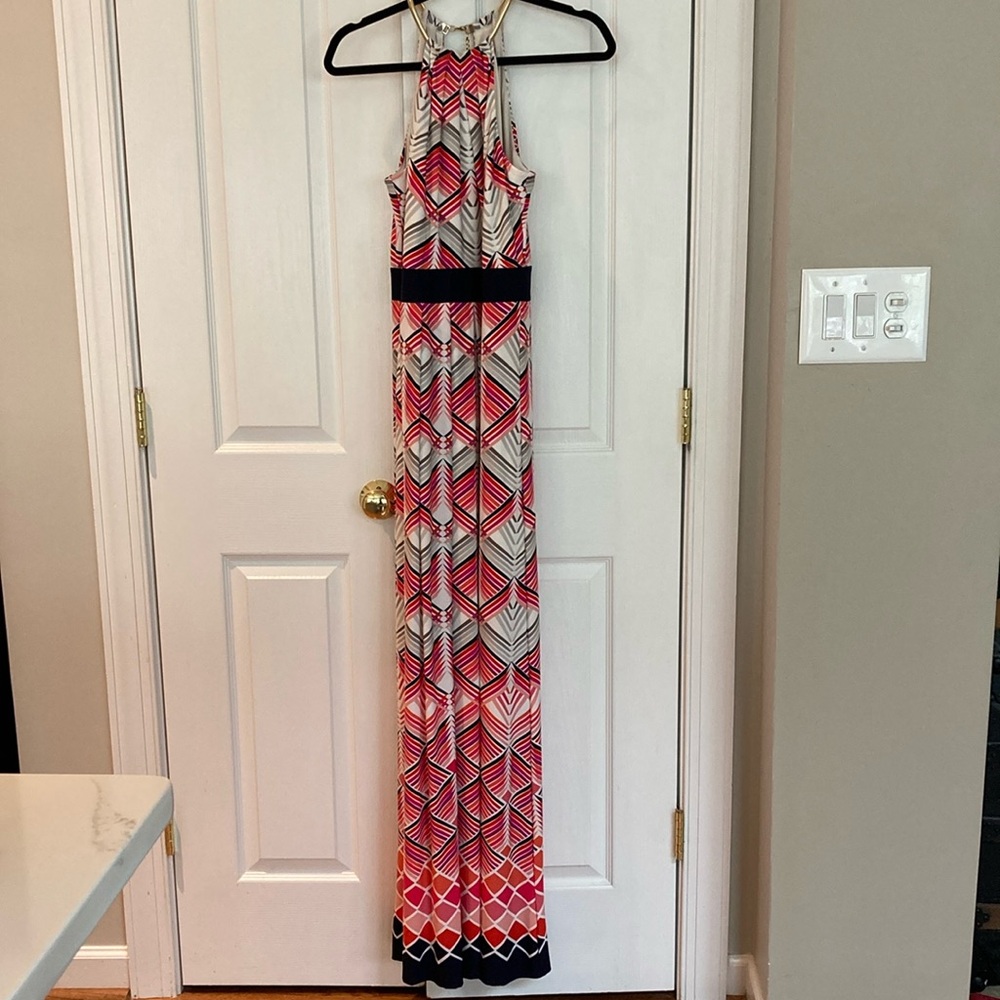 Eliza J Halter Maxi Dress Size 8